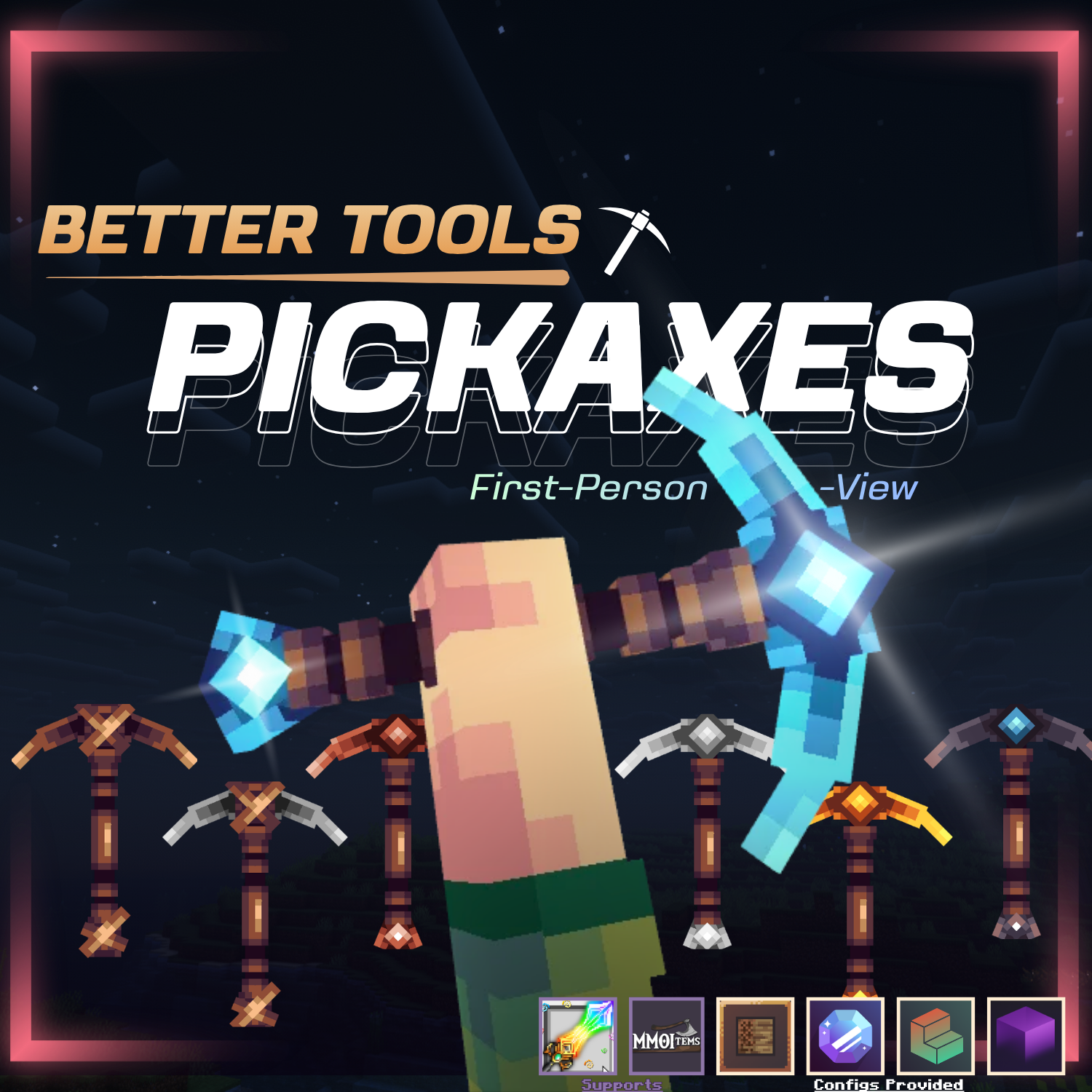 Better Pickaxes — BetterTools | FPV preview image