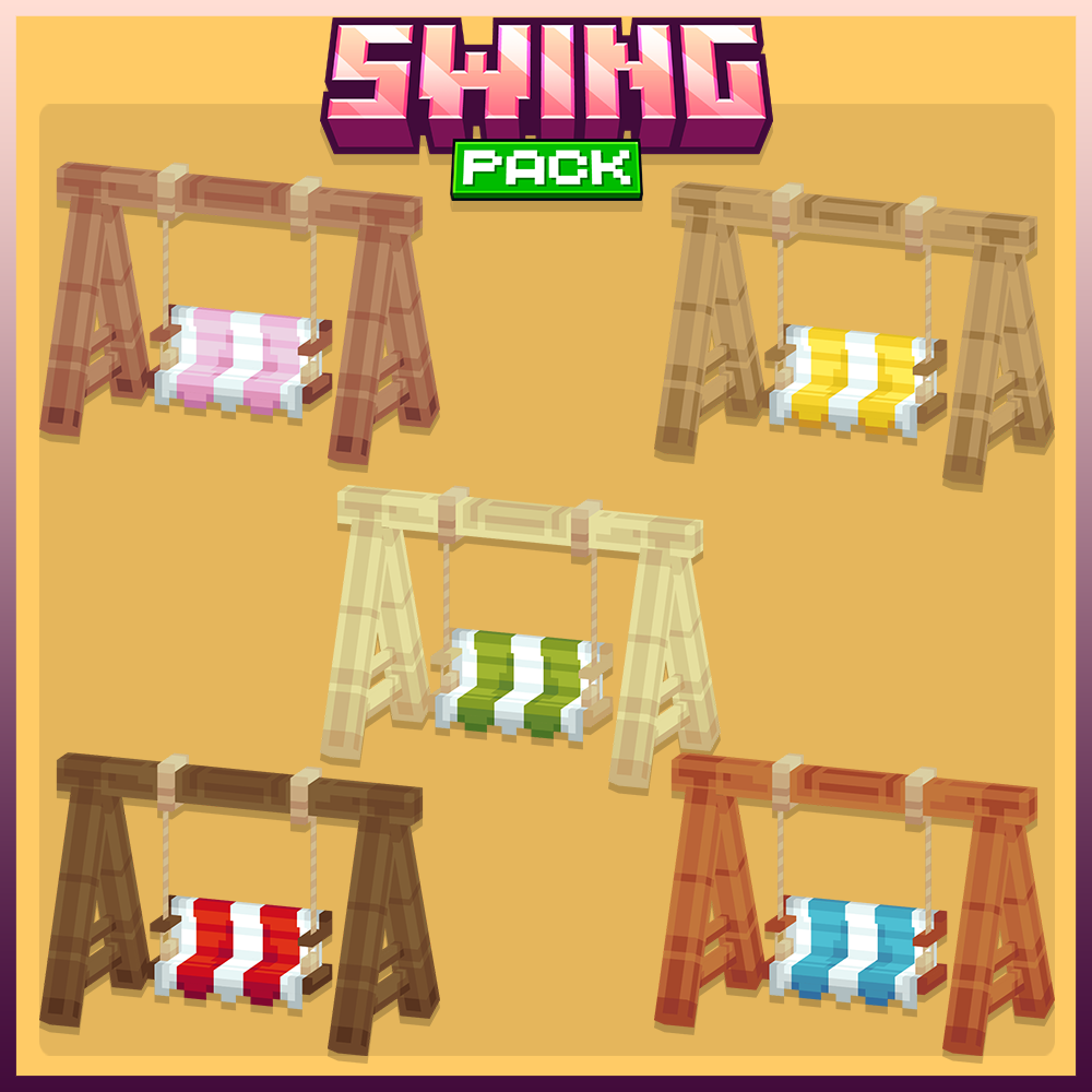 swing furniture decor pack minecraft blockbench