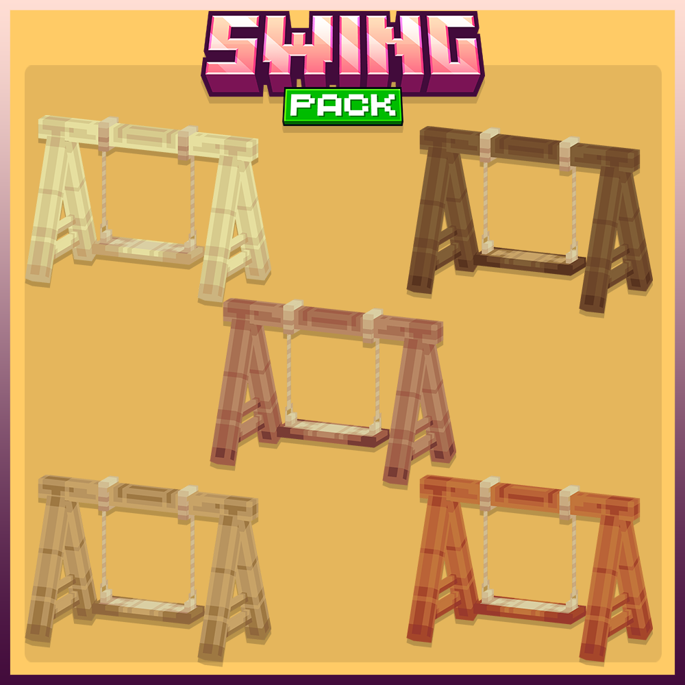 swing furniture decor pack minecraft blockbench
