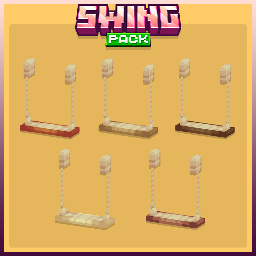 swing furniture decor pack minecraft blockbench