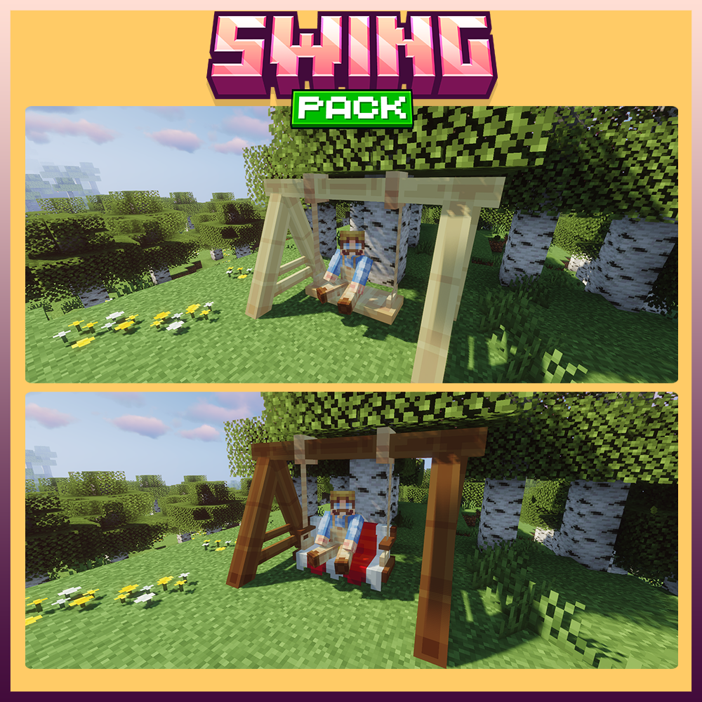 swing furniture decor pack minecraft blockbench