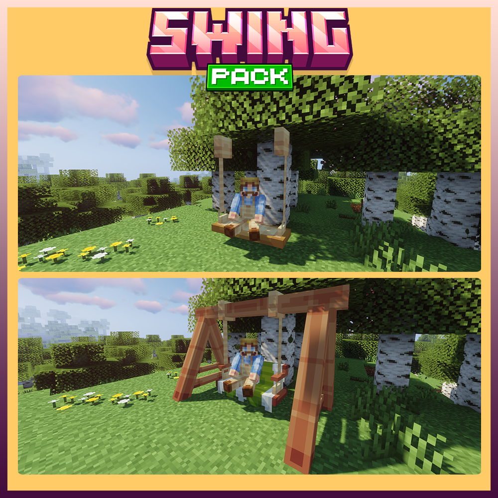 swing furniture decor pack minecraft blockbench