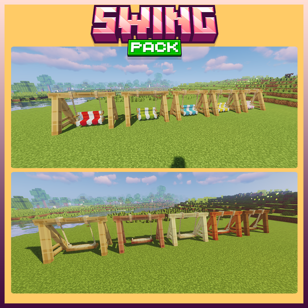 swing furniture decor pack minecraft blockbench