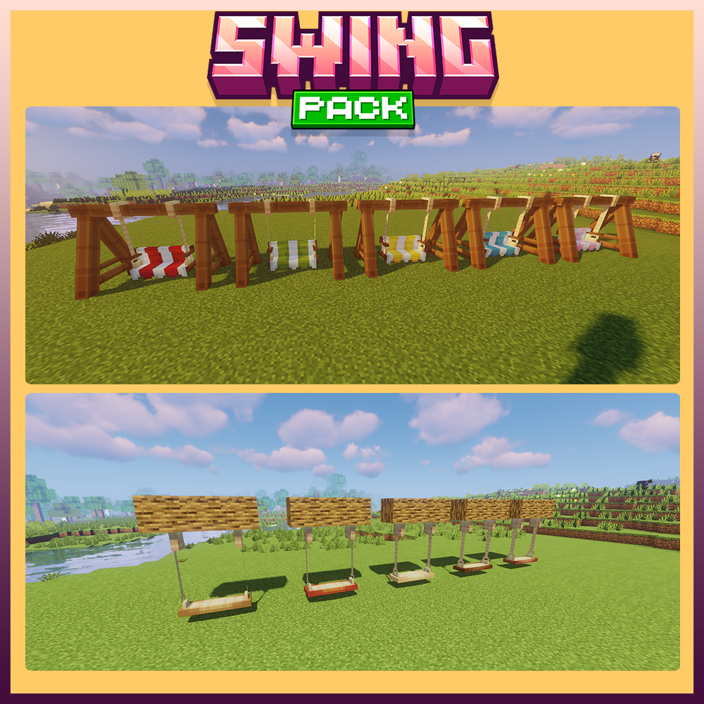 swing furniture decor pack minecraft blockbench