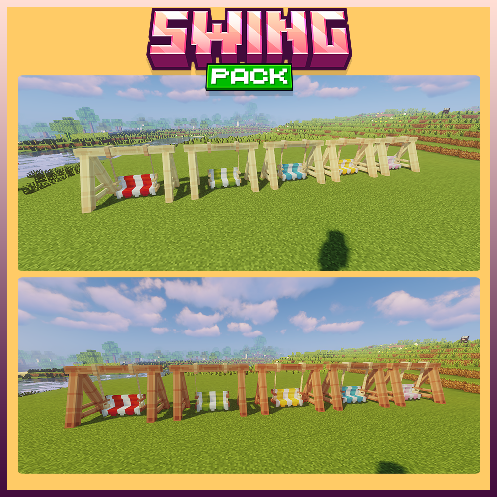 swing furniture decor pack minecraft blockbench