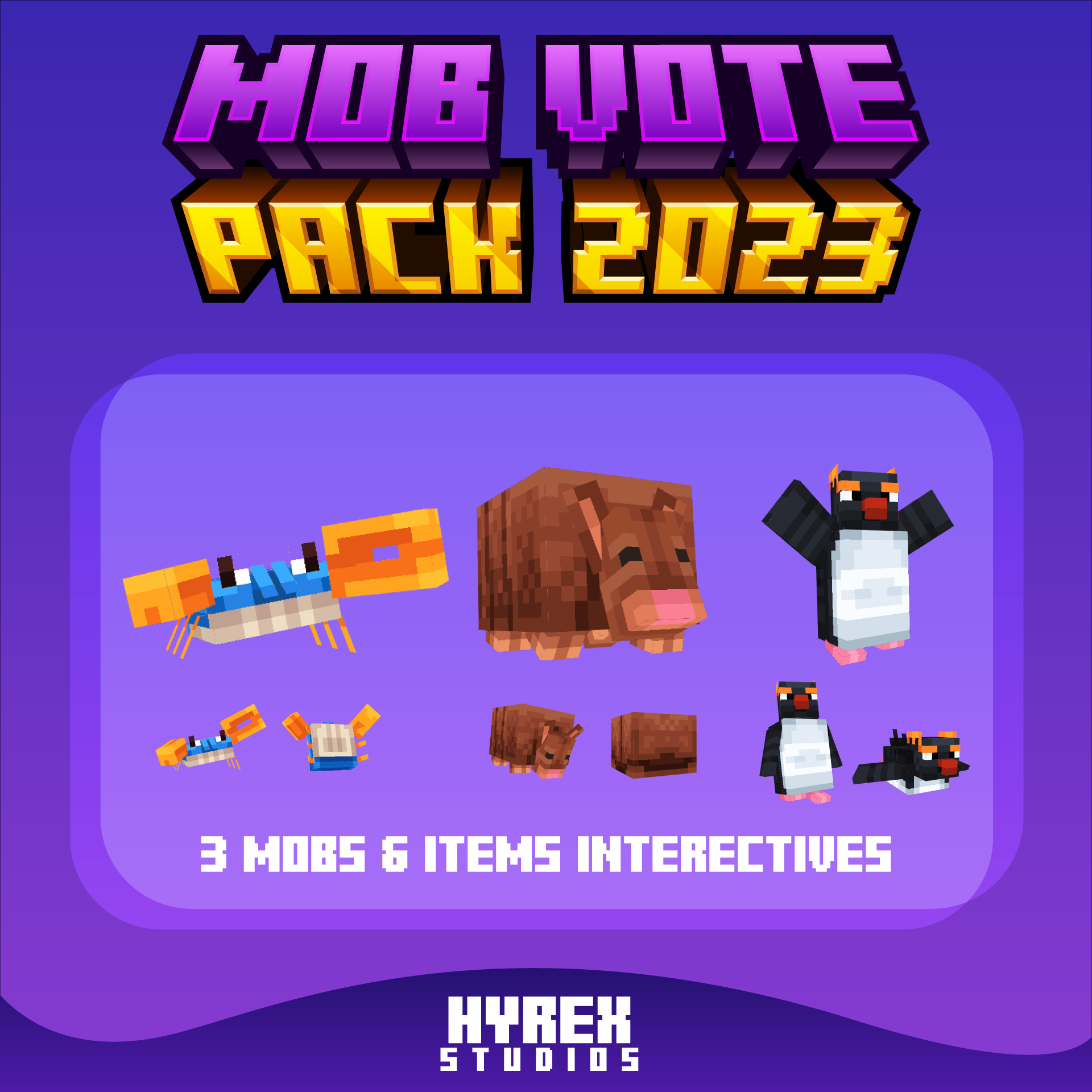 Imagen previa de MobVote Pack 2023 🦀| Mob Pack Vol 1