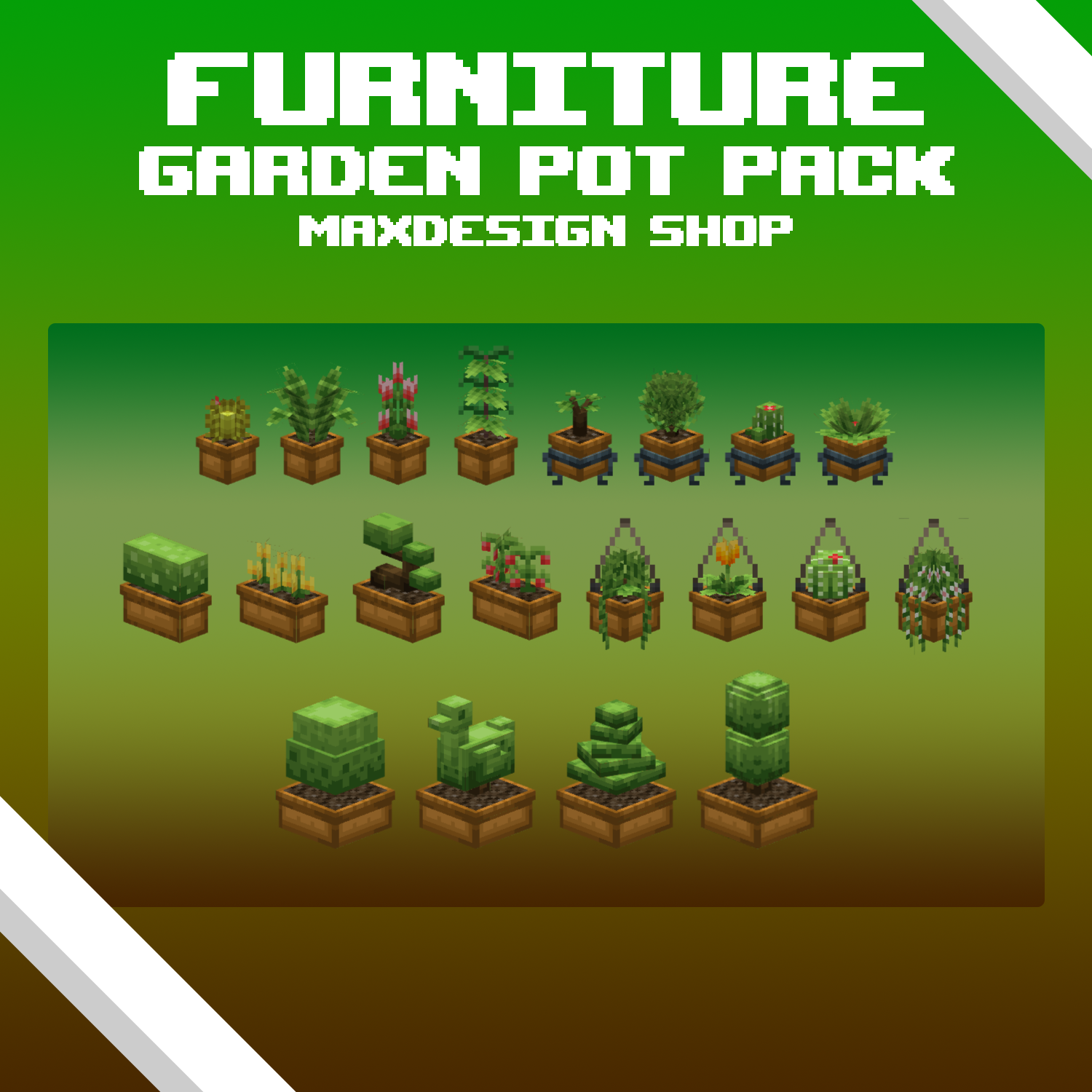 Plant Pot Pack pré-visualização