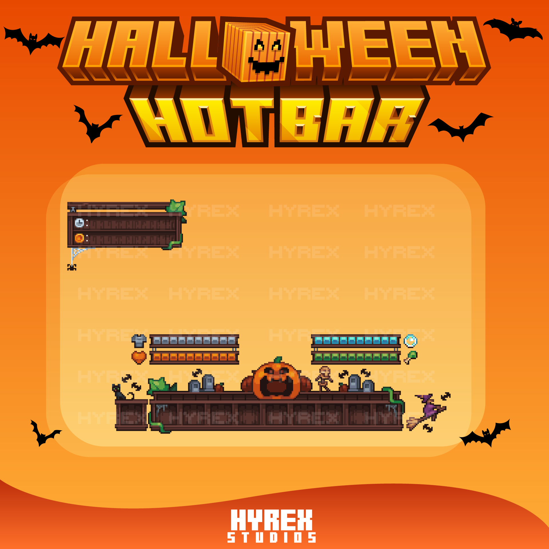 Imagen previa de HALLOWEEN HOTBAR 🎃 | Hotbar Vol 2
