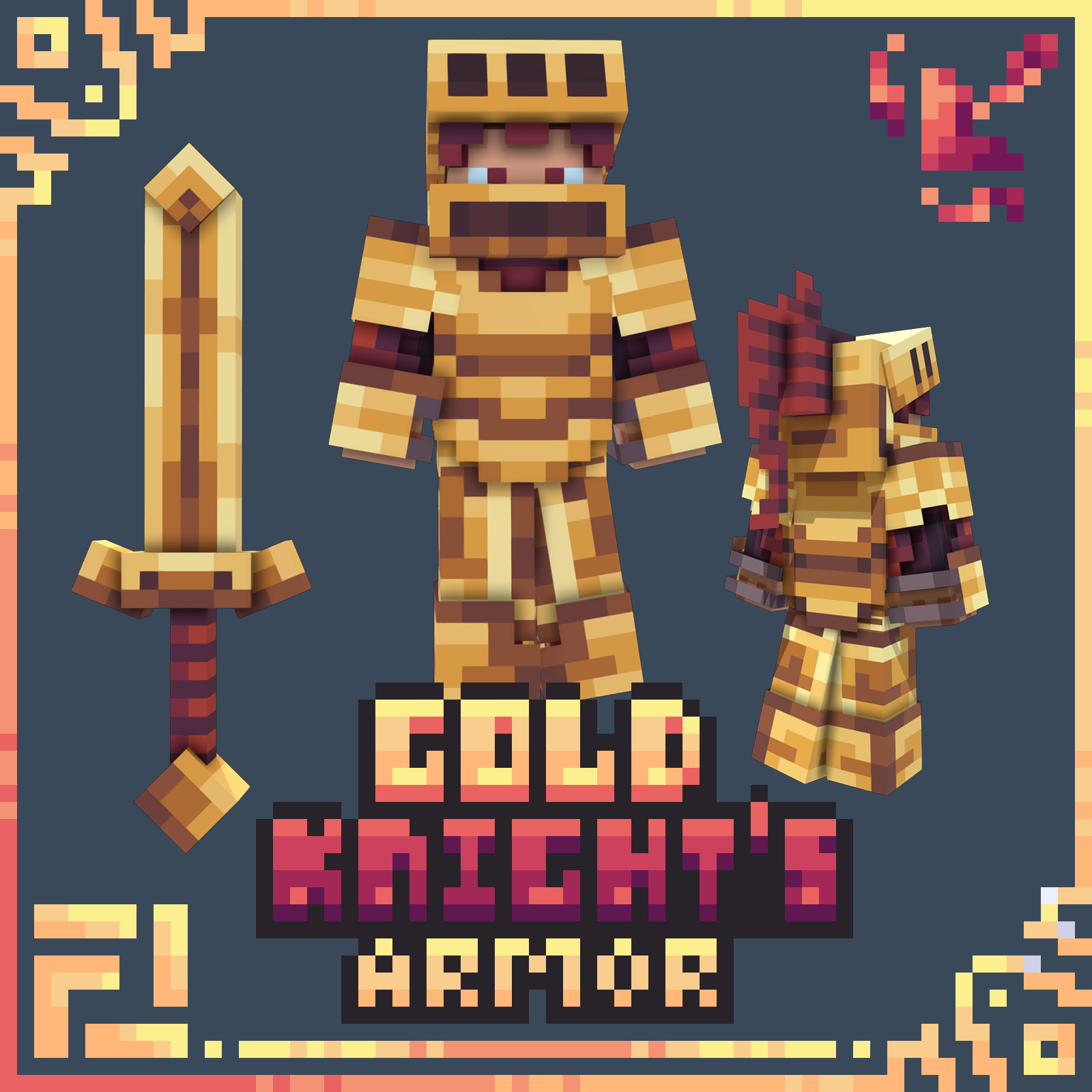 [UPDATED 1.21.4+] Gold Knight 미리보기 이미지