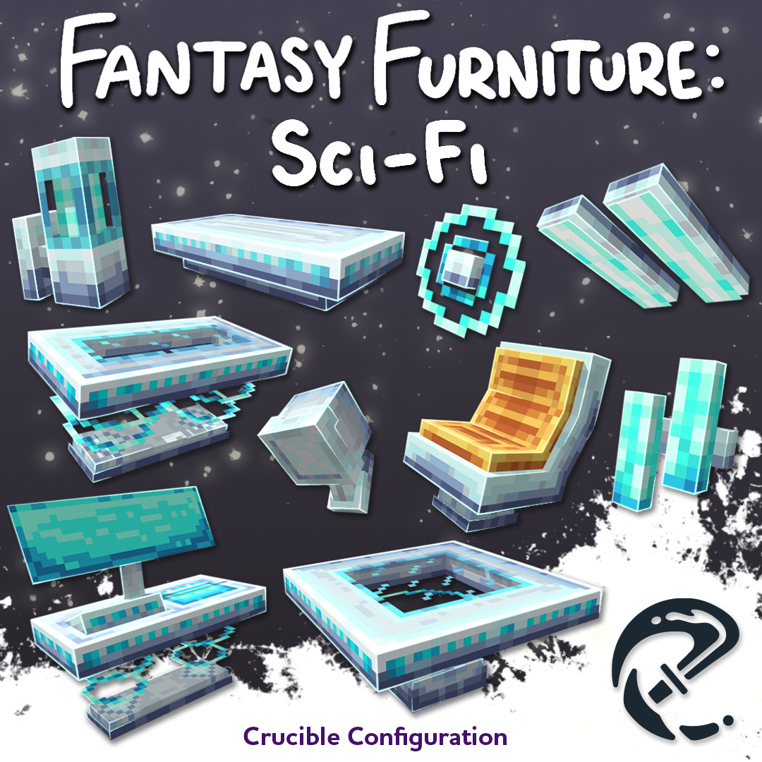 Fantasy Furniture: Sci-fi (+ Dyable Variations!) preview image