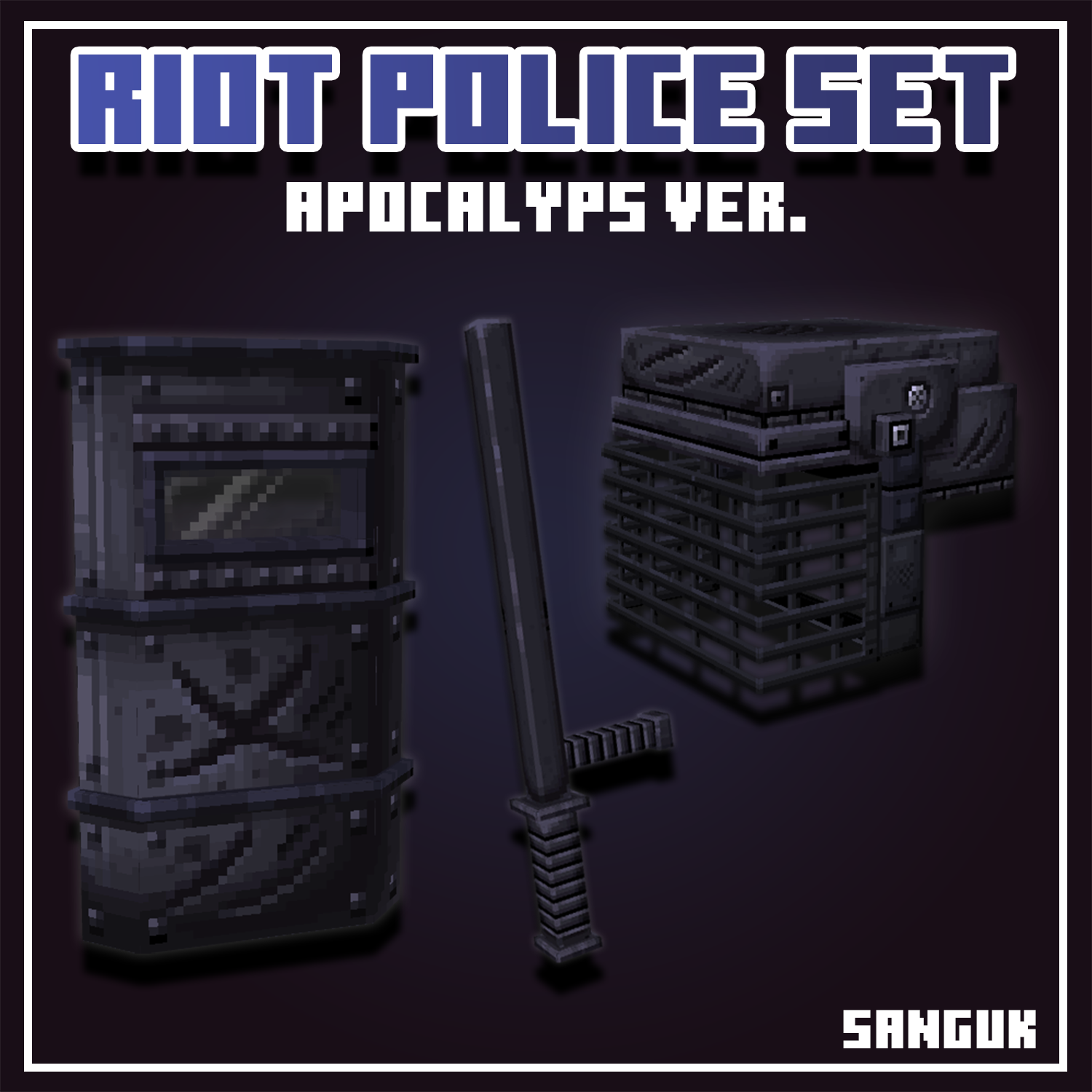 Riot Police Set ( Apocalyptic Ver. ) 預覽圖