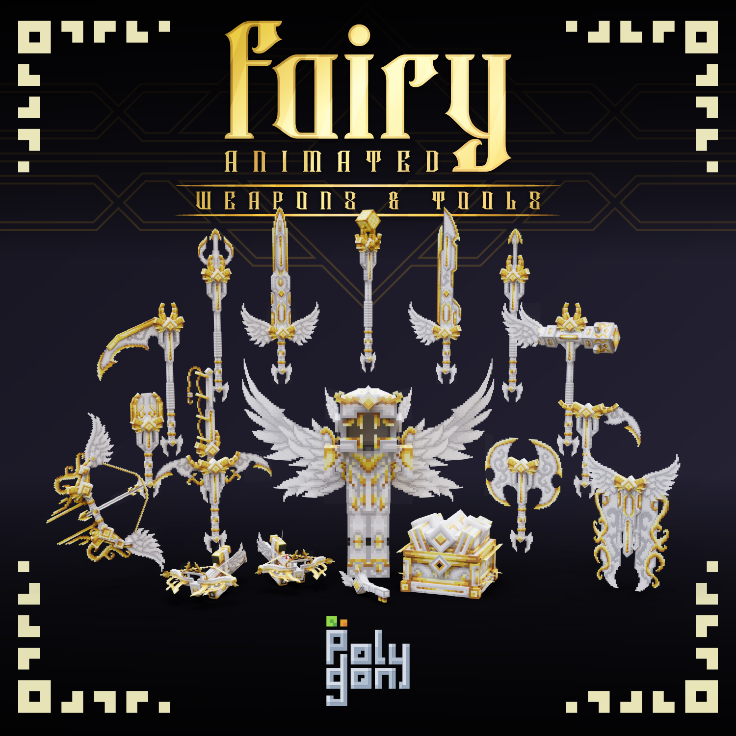 Fairy Animated Weapons & Tools Set preview image