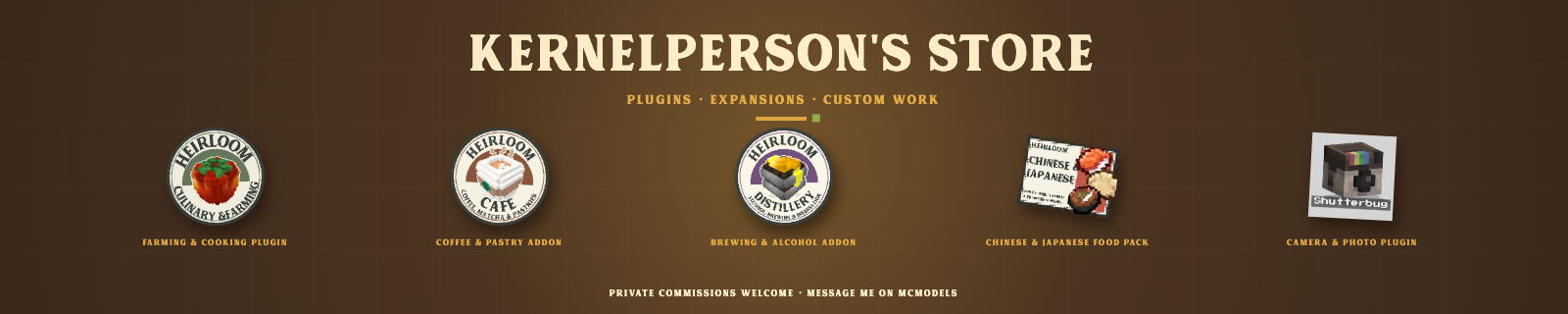 Kernelperson的商店 橫幅